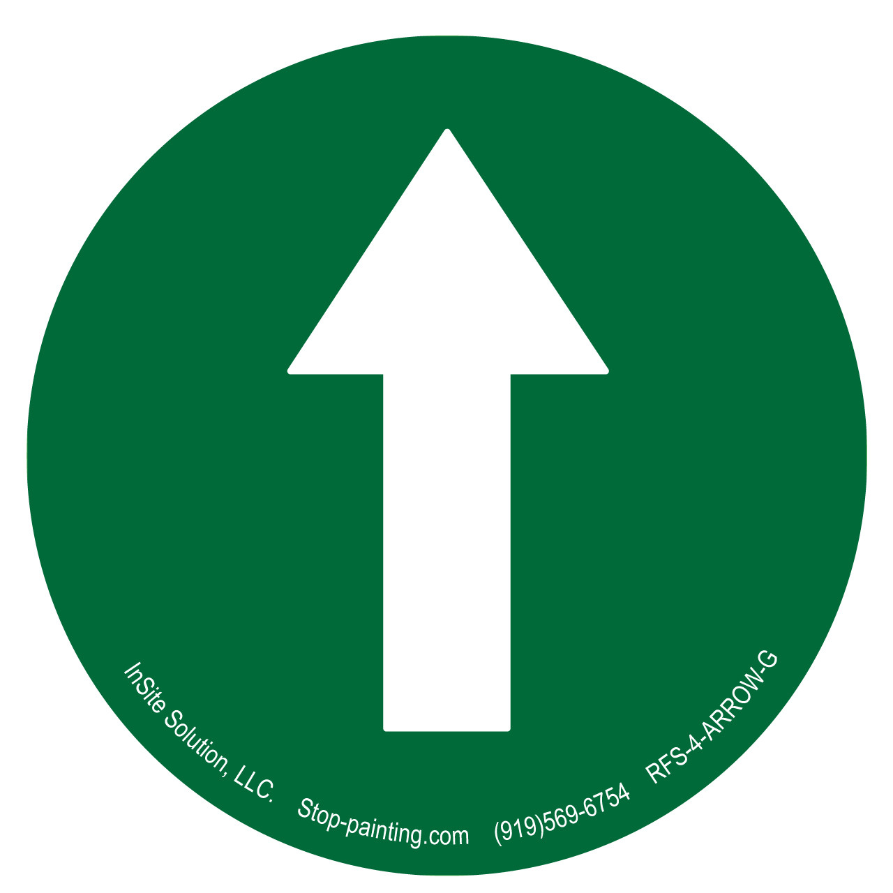 Green Logo With White Arrow
