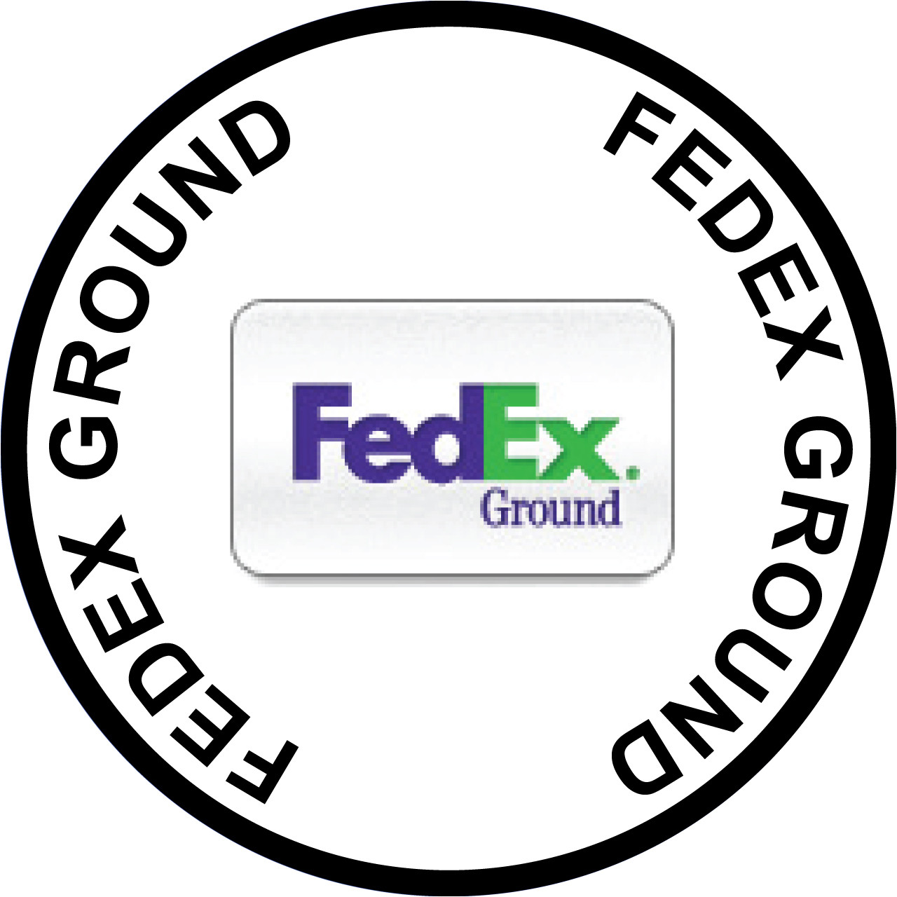 FedEx Ground Pick-Up Floor Sign | Stop-Painting.com