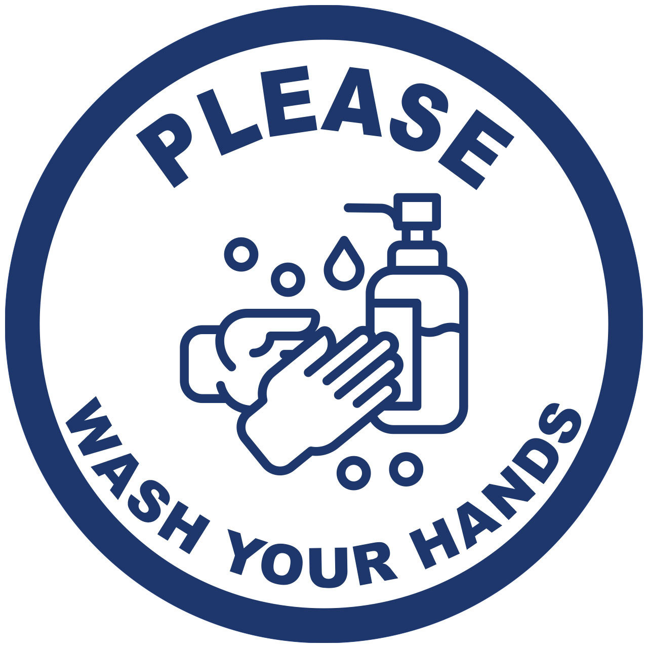 wash your hands sign