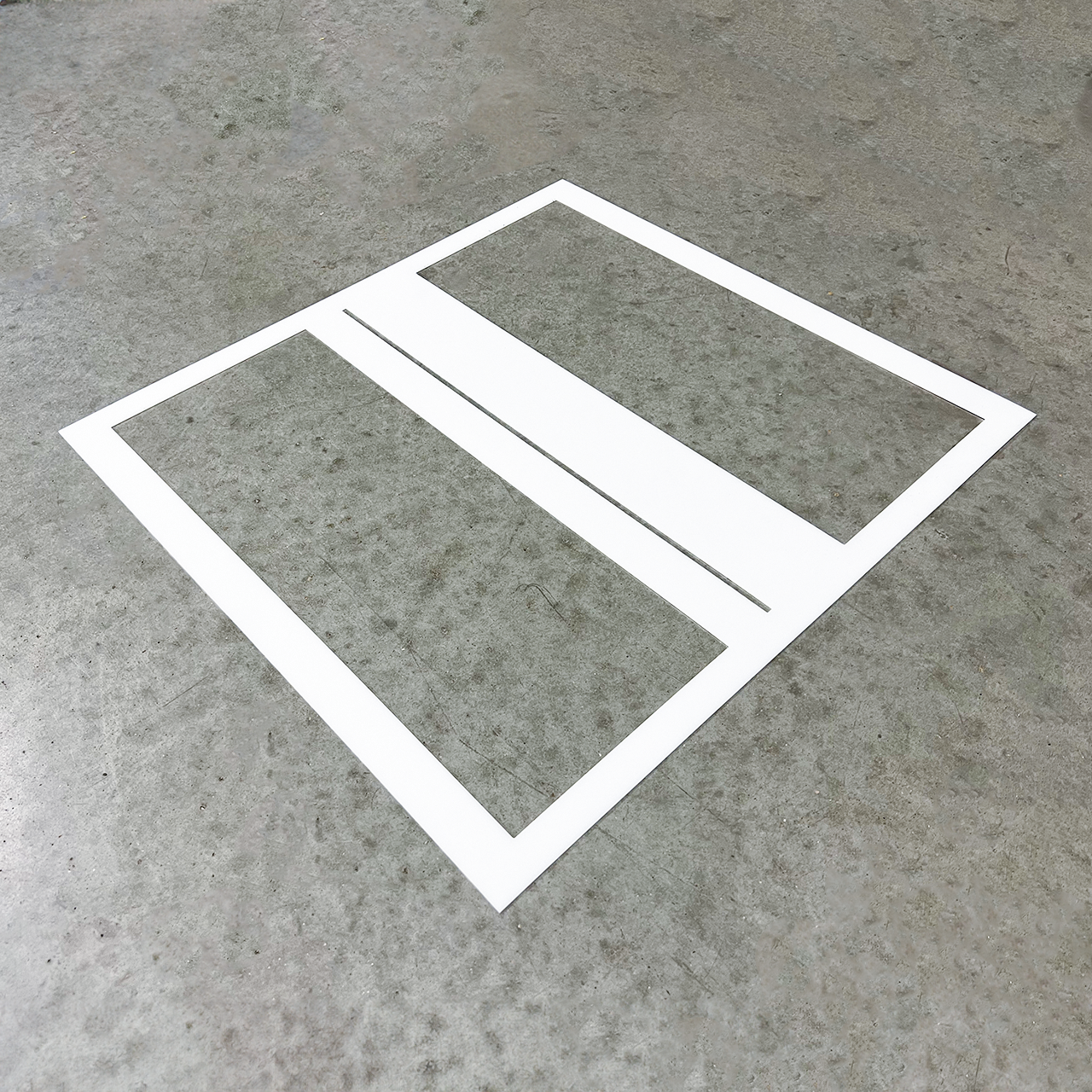 Split Stop Sign Template for Superior Mark® Split 10-Piece Stop Sign | Stop-Painting.com