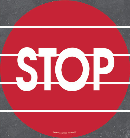 Stop Floor Sign