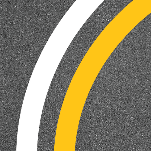 Temporary Pavement Black Out Marking Tape - ParkingZone