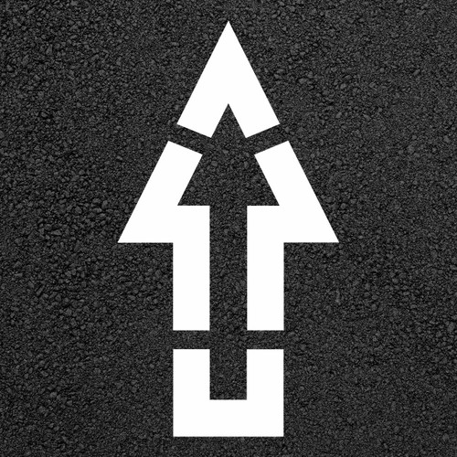 Parking Lot Arrow Stencil Equilateral