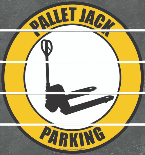 Pallet Jack Parking Floor Sign