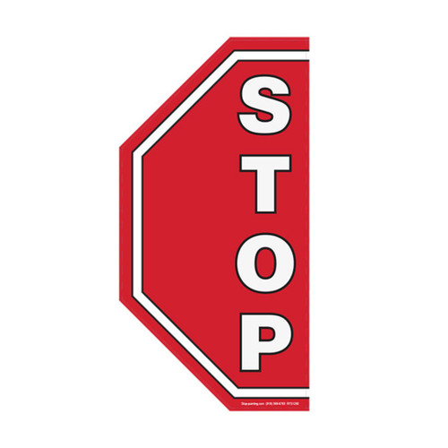 STOP, Half Octagon 14.75