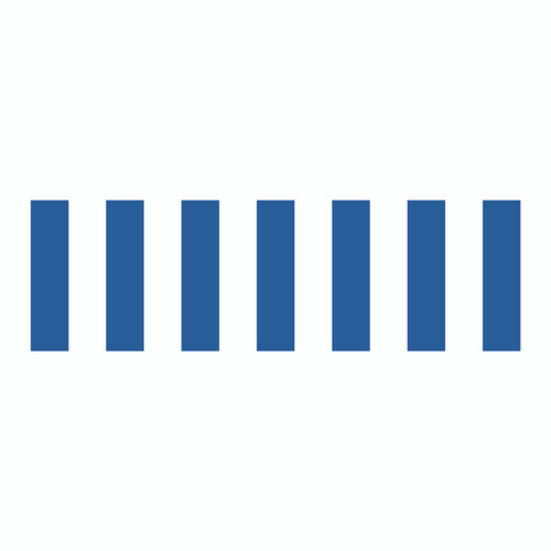 Superior Mark® Dash - 6'' x 32'' - Blue