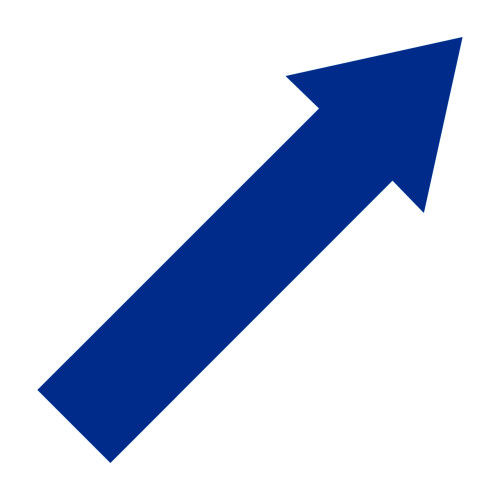Superior Mark® Arrow Floor Markers - 4" x 10" - Blue Superior Mark® Arrow Floor Markers - 4" x 10" - Blue