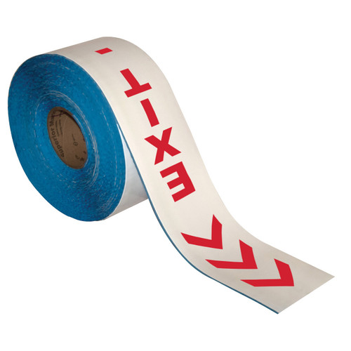 Superior Mark® Bilingual Repeating Message Floor Tape - "Exit/Salida" Superior Mark® Bilingual Repeating Message Floor Tape - "Exit/Salida"