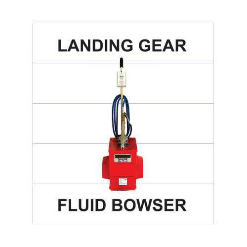 Landing Gear Fluid Bowser Superior Mark® Floor Sign - 18" x 20" - Black Text/White Bkgd/Red Bowser (5 Pieces) Landing Gear Fluid Bowser Superior Mark® Floor Sign - 18" x 20" - Black Text/White Bkgd/Red Bowser (5 Pieces)