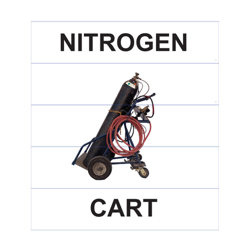 Nitrogen Cart Superior Mark® Floor Sign - 18" x 20" (2nd) - Black Text/White Bkgd (5 Pieces) Nitrogen Cart Superior Mark® Floor Sign - 18" x 20" (2nd) - Black Text/White Bkgd (5 Pieces)