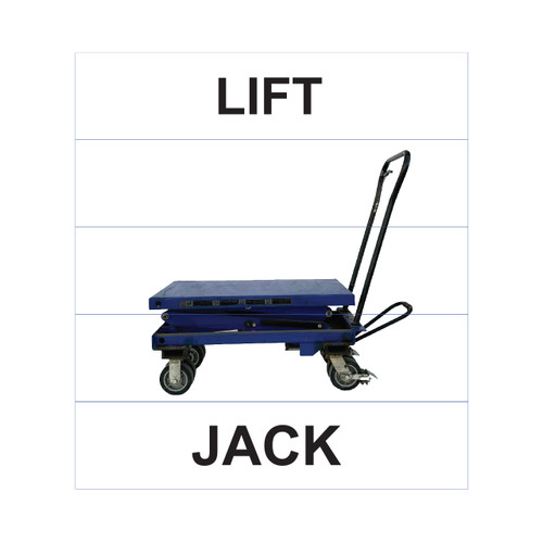 Lift Jack Superior Mark® Floor Sign - 18" x 20" -Black Text-White Bkgd (5 Pieces) Lift Jack Superior Mark® Floor Sign - 18" x 20" -Black Text-White Bkgd (5 Pieces)