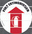 Fire Extinguisher Arrow Floor Sign - White Background