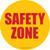Safety Zone Floor Sign