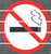 No Smoking Floor Sign