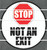 Not an Exit Floor Sign