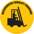 Designated Forklift Parking Floor Sign - Rubber - 17.5"