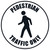 Pedestrian Traffic Only Floor Sign - Rubber - 17.5"