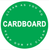 Low Profile Sticker - 8" - Green - Cardboard