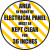 Area in Front of Electrical Panel Must be Kept Clear for 36 inches Floor Sign - Vinyl - 22"