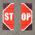 Template for Amazon Superior Mark  Split Stop Sign - 4" x 8" (10 piece)