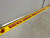 Superior Mark® Floor Tape - 4'' x 100' - UNEVEN SURFACE WHEN DOCK PLATE RAISED - Red Text/Yellow Bkgd w/LINER