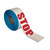 Superior Mark® Floor Tape - 4'' x 100' - 4 "Stop" phrases per 25 Foot Tape Section