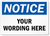 Custom Notice Message Laminated Polyester Label 2” x 3” (Pack of 10)