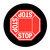 STOP Sign 3-Way
