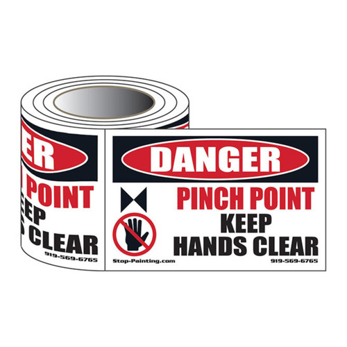 Ghs secondary labels roll of 100
