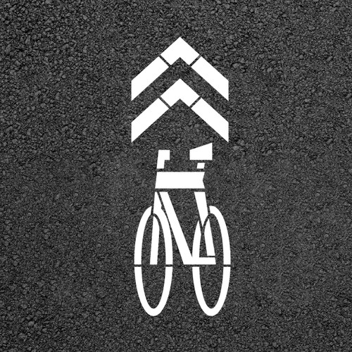 FHWA Shared Bike Lane Stencil | Stop-Painting.com