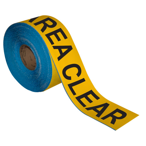 "KEEP AREA CLEAR" Message Floor Tape