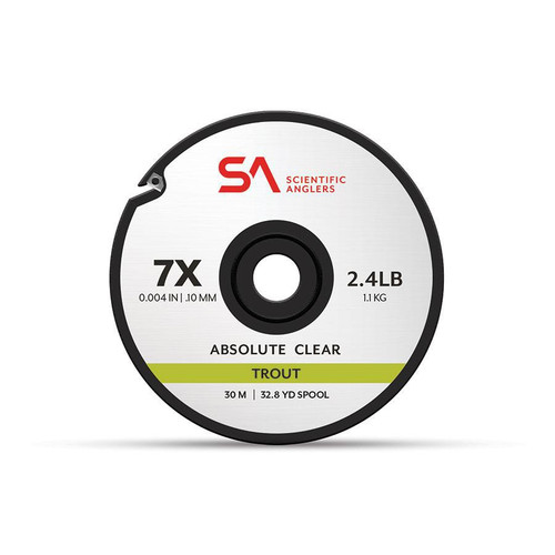 SA Absolute Trout Tippet Clear 30M