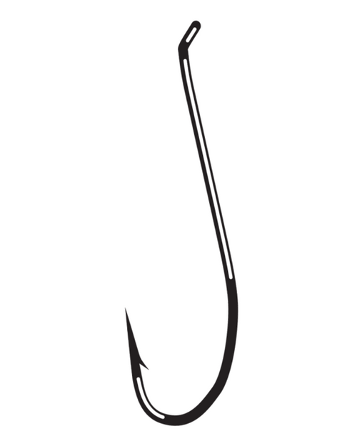 Gamakatsu T10-3H - Salmon Dry Fly, 1x Fine, Black