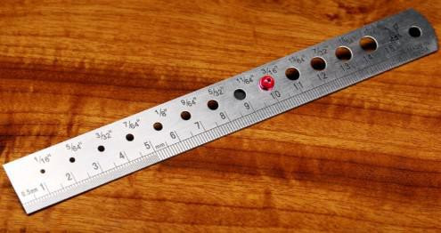 Bead Sizer and Ruler