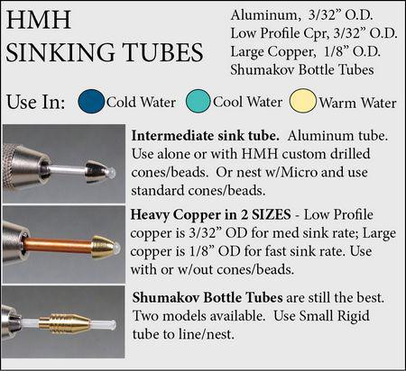 HMH Small Copper Tubes 3/32" OD 10 Pack
