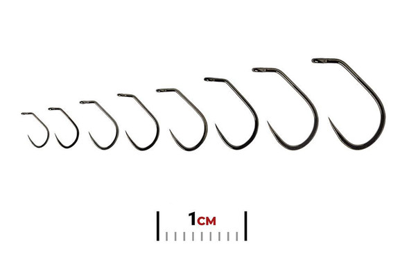 Fulling Mill 5125 - Jig Force Short Black Nickel Barbless