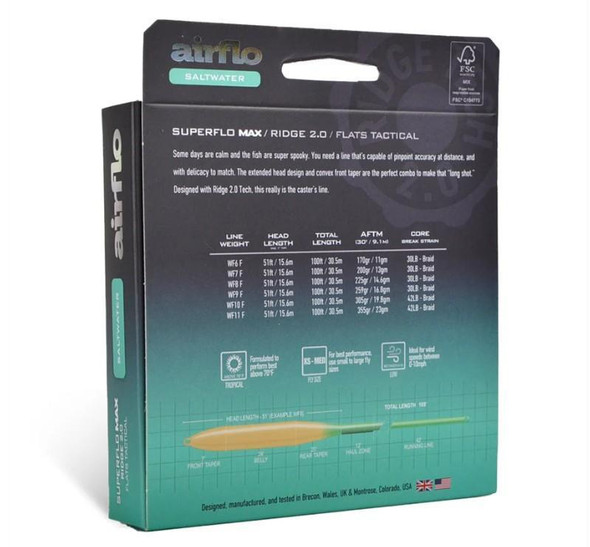 Airflo Superflo Max Ridge 2.0 Flats Tactical Taper