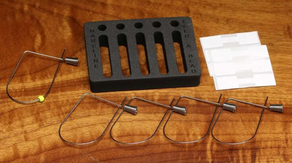 Hareline Feed-A-Bead 5pk w/ Holder
