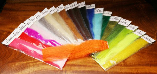 Hareline Strung Fuzzy Fiber