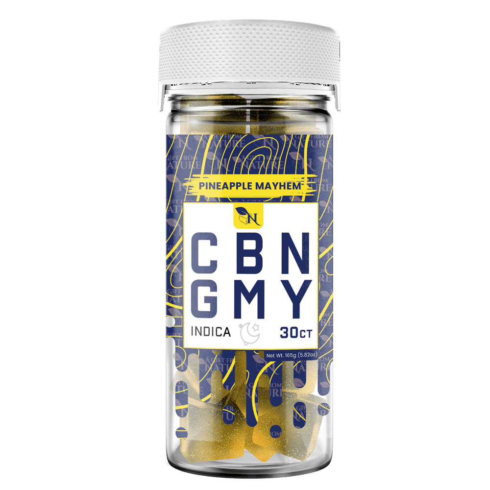 AGFN CBN Gummies 50MG 30ct Jar - HS CBD Wholesale