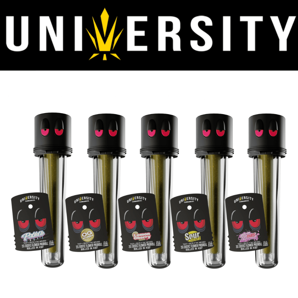 THCp + D9 Pre Rolls 2g (Box of 10) by University - HS CBD Wholesale