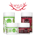 Full Spectrum CBD+D9 Gummies (Display of 10) by WYLD CBD *Drop Ship* (MSRP $24.95-$49.95 Each)
