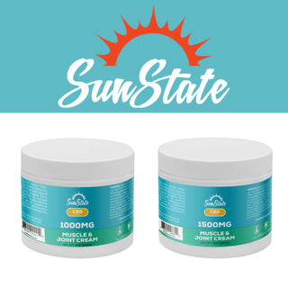 CBD Muscle and Joint Cream By Sun State Hemp (4oz) *Drop Ship* (MSRP $33.99-39.99)