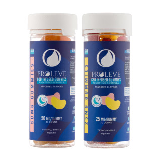 CBD Isolate Gummies with Melatonin By Proleve CBD (Assorted Flavors) (30 Count Jar) *Drop Ship* (MSRP $34.99-59.99)