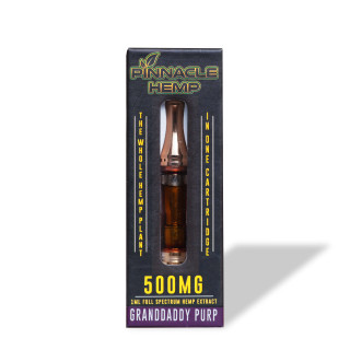 Full Spectrum Vape Cartridges By Pinnacle Hemp CBD 500MG *Drop Ship* (MSRP $49.99)