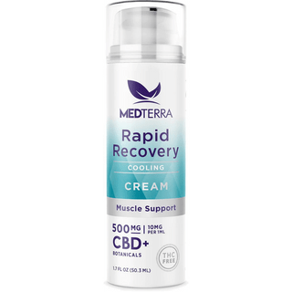 CBD Rapid Recovery Cream by Medterra 1.7oz 500MG (Pack of 6) *Drop Ship* (MSRP $34.99 Each)