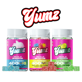 D9 Live Resin THC Gummies by YUMZ LAB 10MG (Jar of 40) *Drop Ship* (MSRP $39.99)