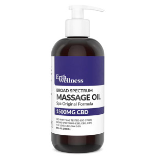 Spa Original - CBD Massage Oil By ERTH Wellness 1500MG (8oz) *Drop Ship* (MSRP $39.99)