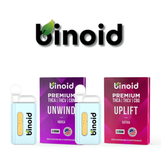 THCA+THCV+CBN Disposable Vape 5000mg (Pack of 5) by Binoid *Drop Ship* (MSRP $55.99 Each)