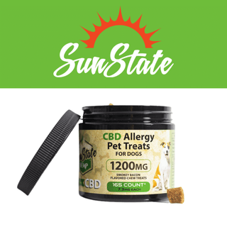 CBD Allergy Pet Treats for Dogs 16oz 1200mg by Sun State Hemp *Drop Ship* (MSRP $39.99) CBD Allergy Pet Treats for Dogs 16oz 1200mg by Sun State Hemp *Drop Ship* (MSRP $39.99)